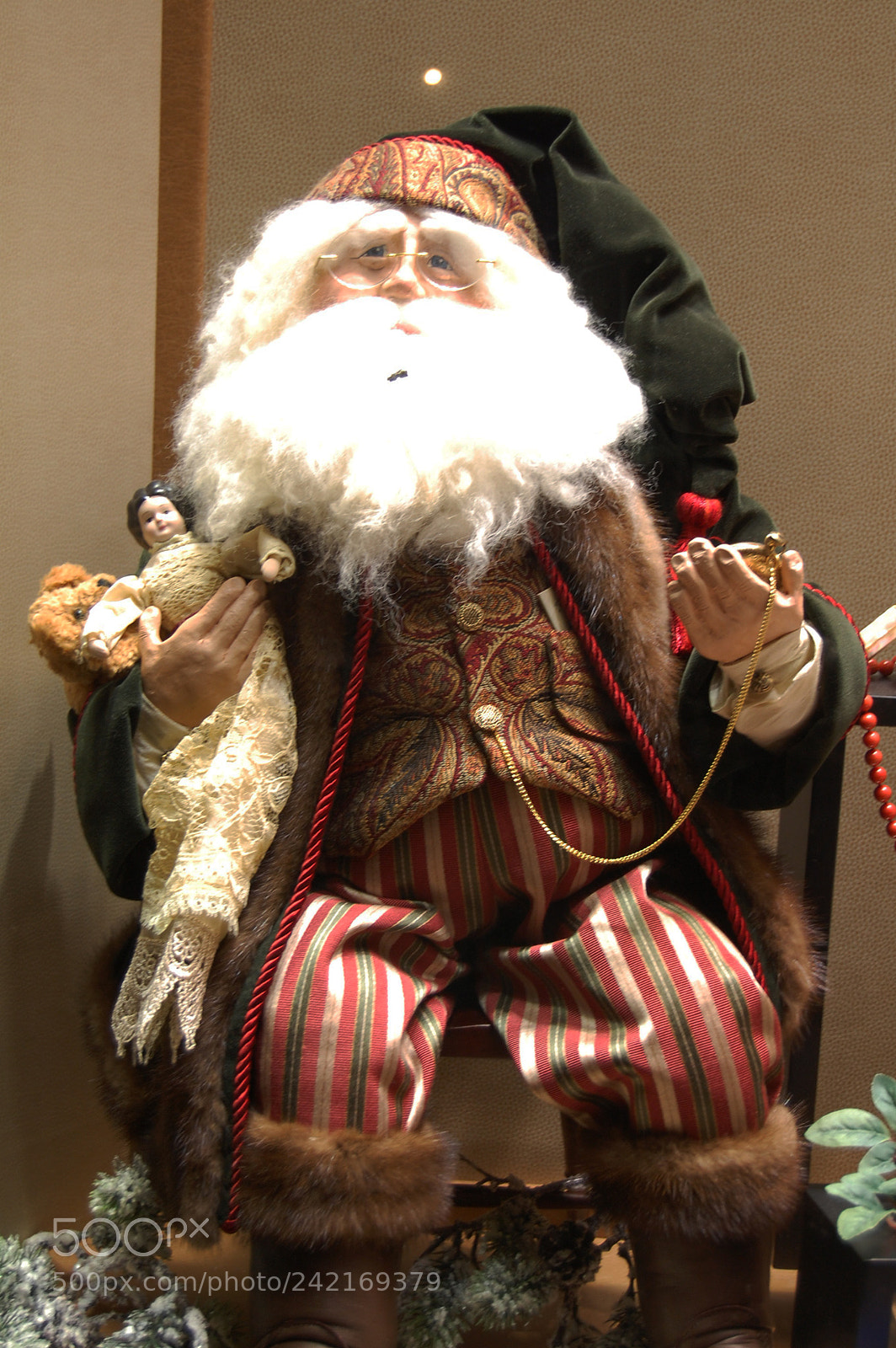 Nikon D40 sample photo. Santa in window 1 photography