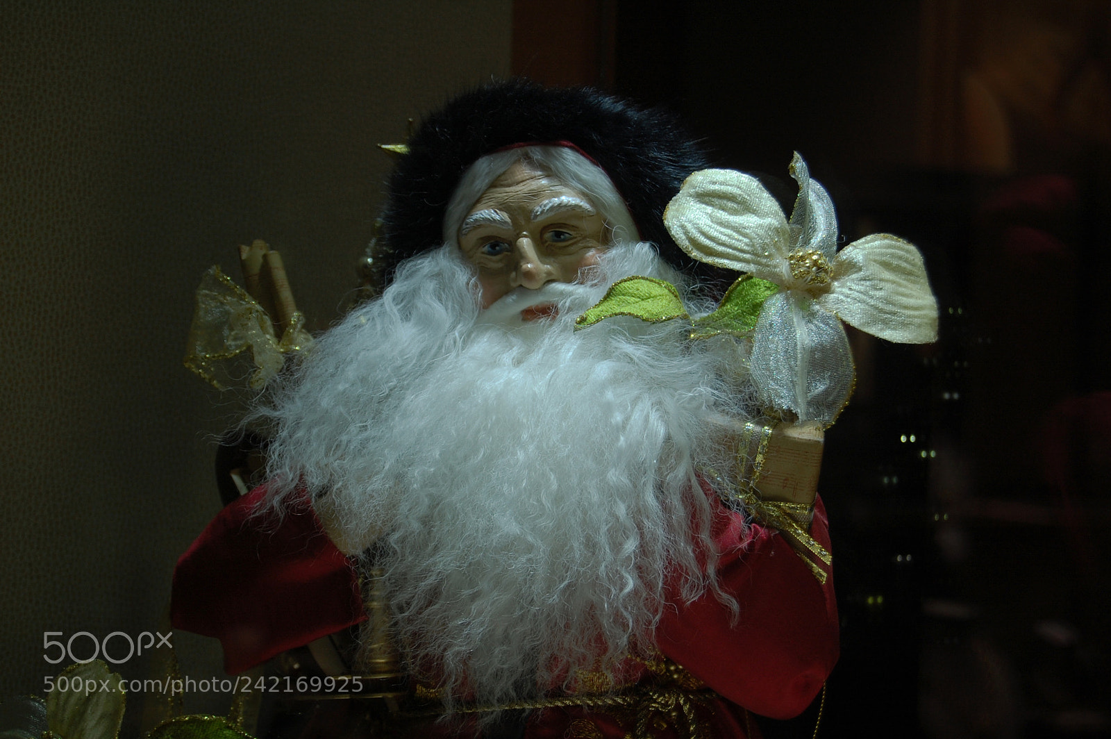 Nikon D40 sample photo. Santa in window 2 photography