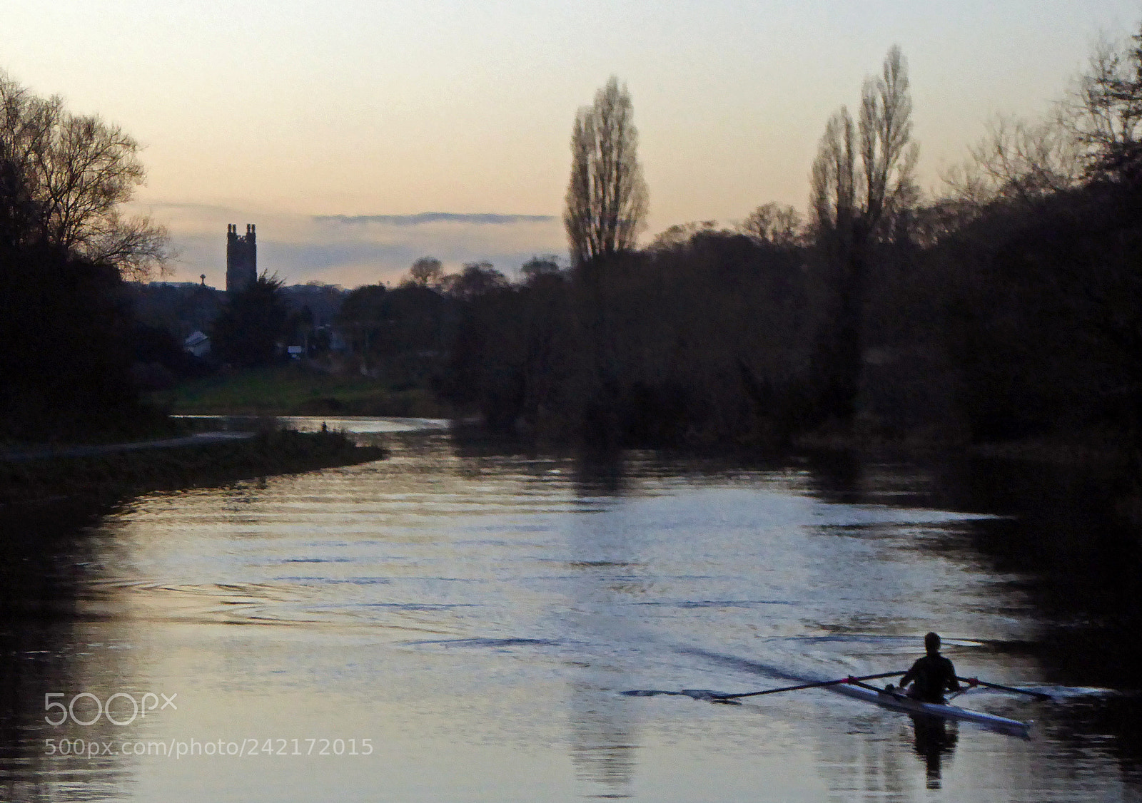 Panasonic Lumix DMC-ZS40 (Lumix DMC-TZ60) sample photo. Rower on river liffey photography