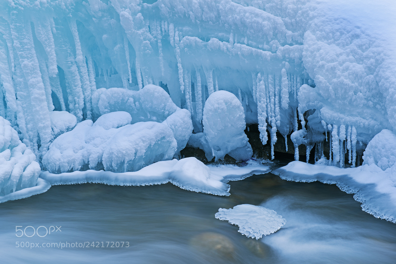 Nikon D800E sample photo. Winter, gull creek framed photography