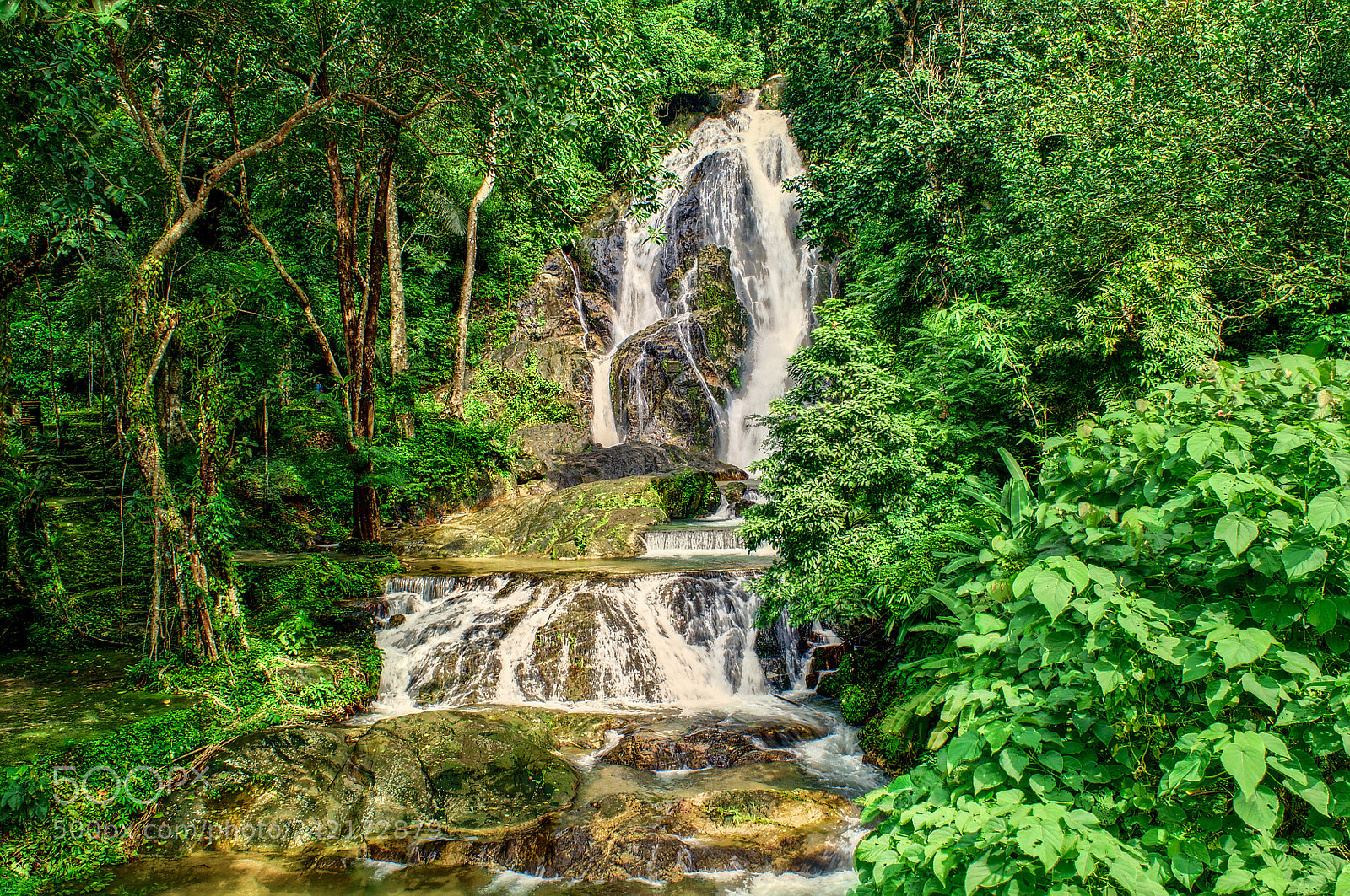Nikon D5000 sample photo. Puyaban waterfall photography