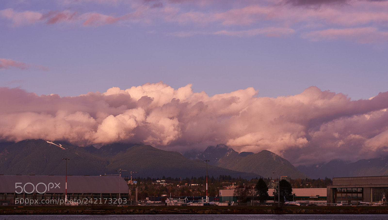 Sony a6500 sample photo. Clouds hitting the northern photography