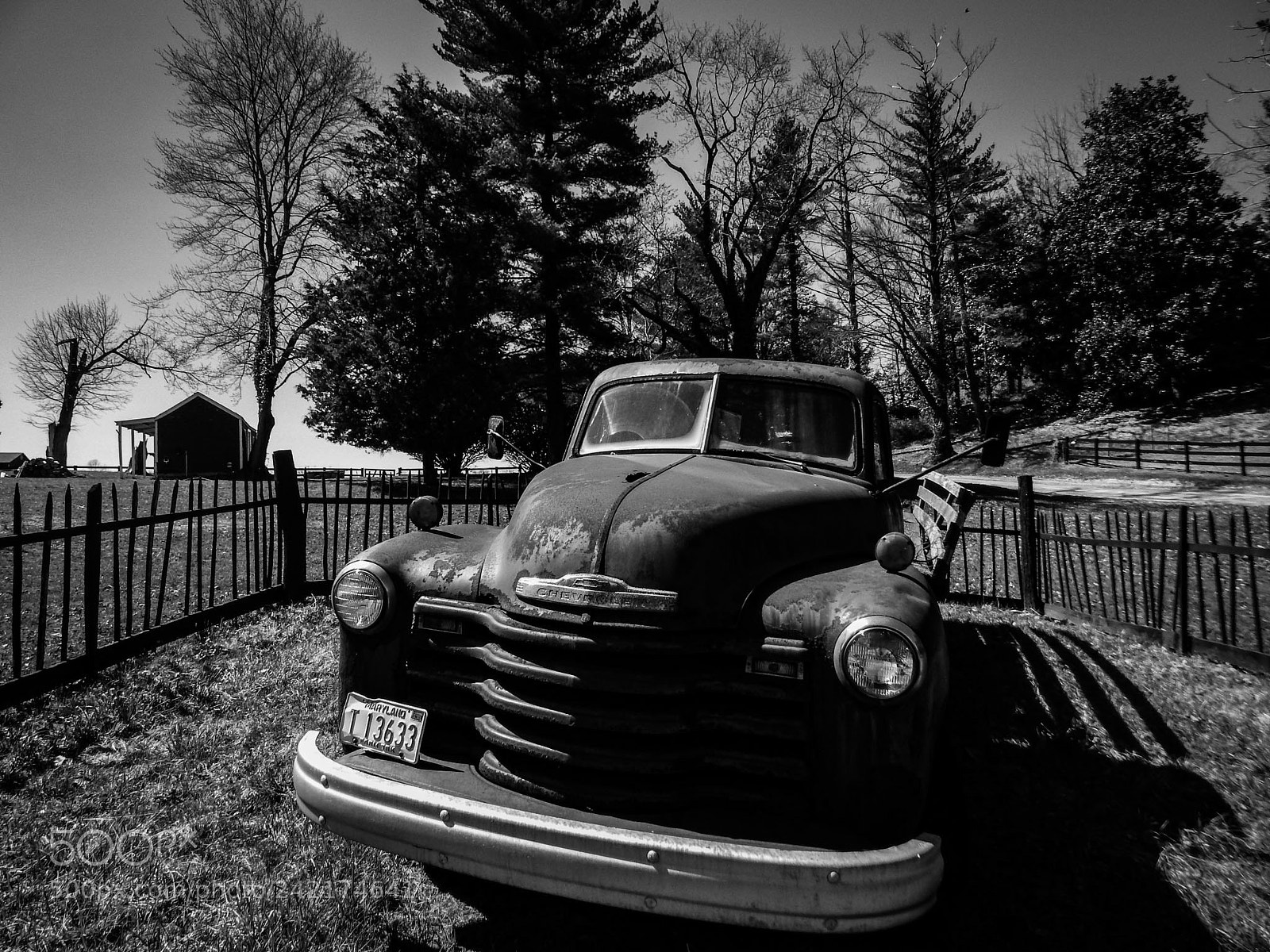 Nikon Coolpix L820 sample photo. Rusting chevy photography