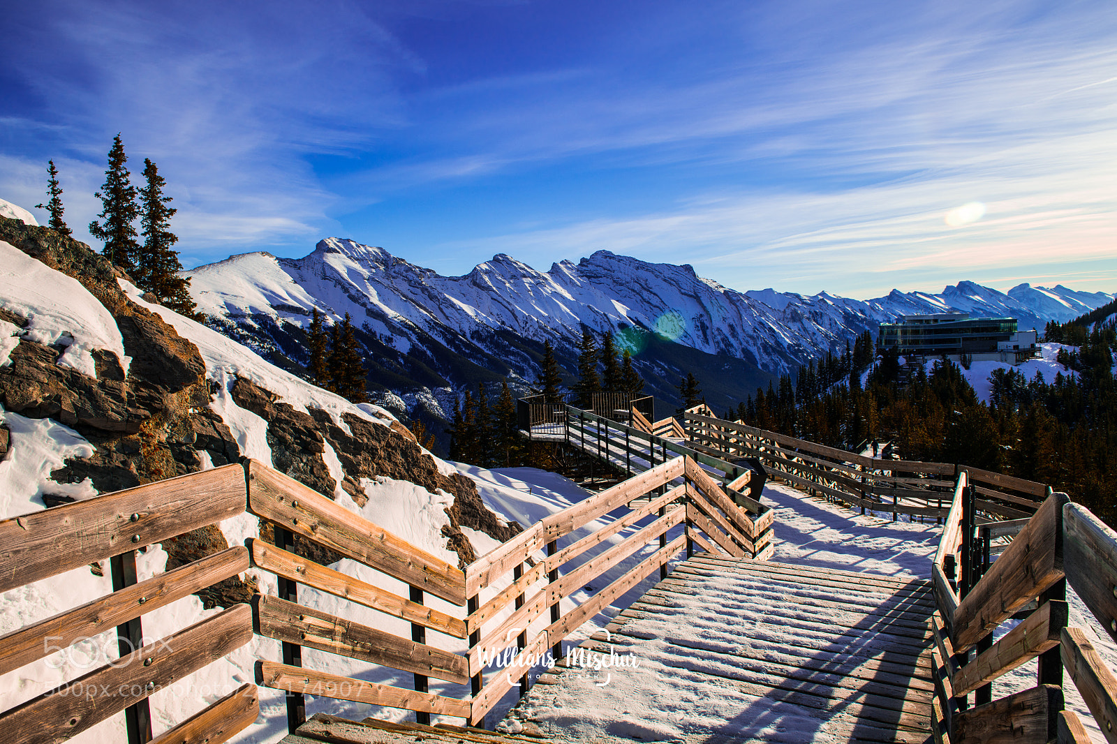 Nikon D850 sample photo. Escadaria banff gôndola photography
