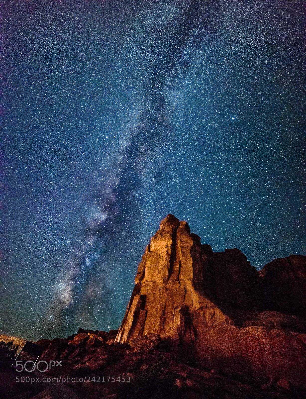 Nikon D810 sample photo. Arches nightscape photography