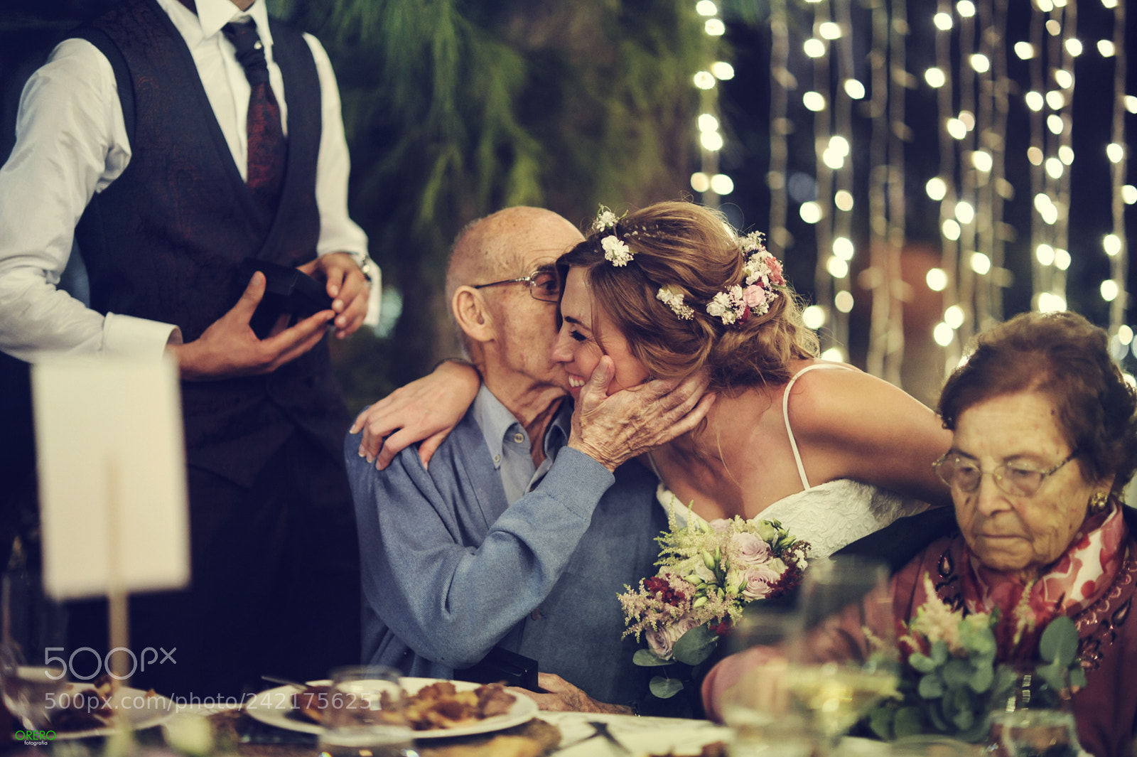 Nikon D700 sample photo. Bride grandfather photography