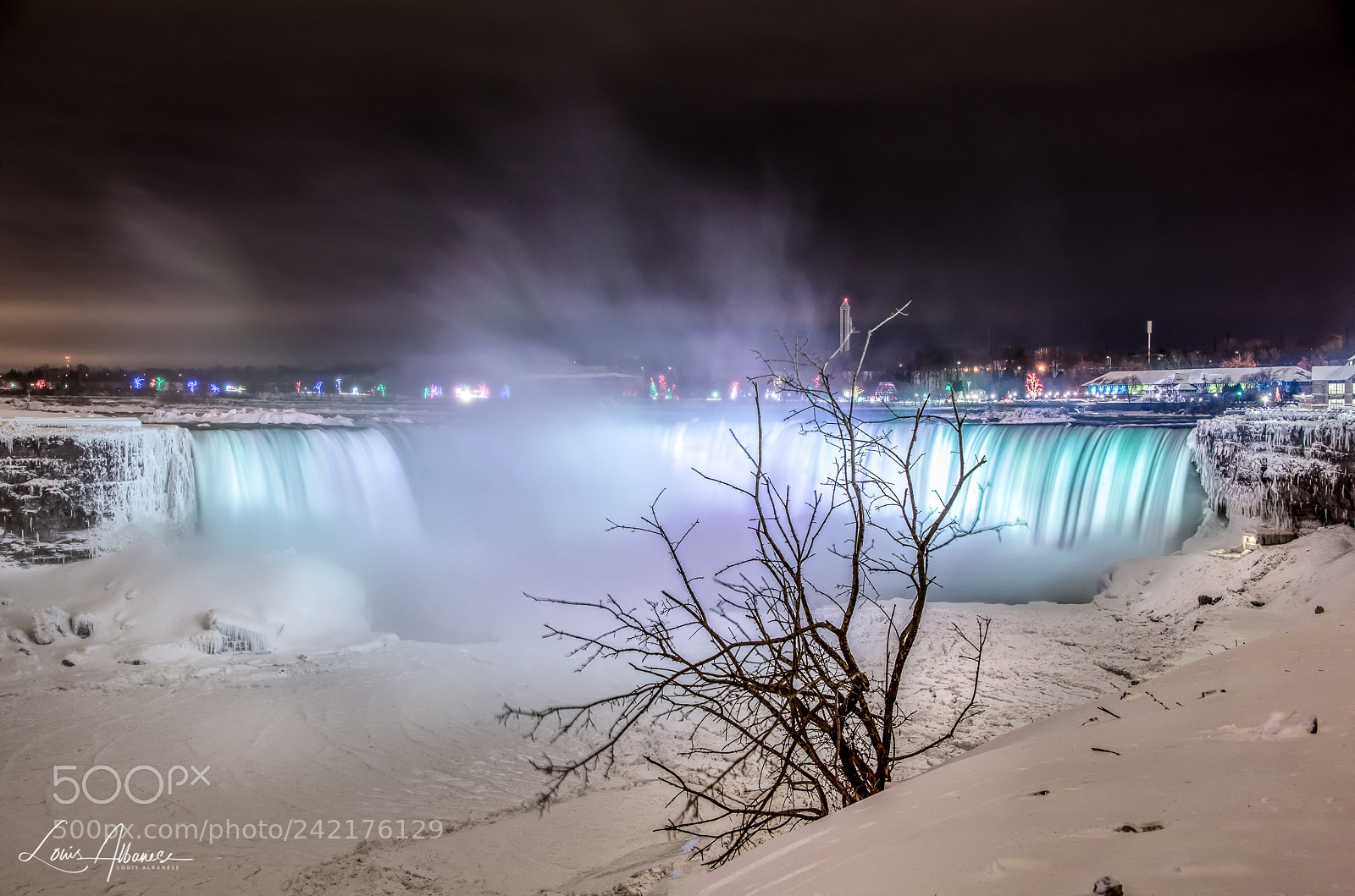 Nikon D810 sample photo. Frozen niagara photography