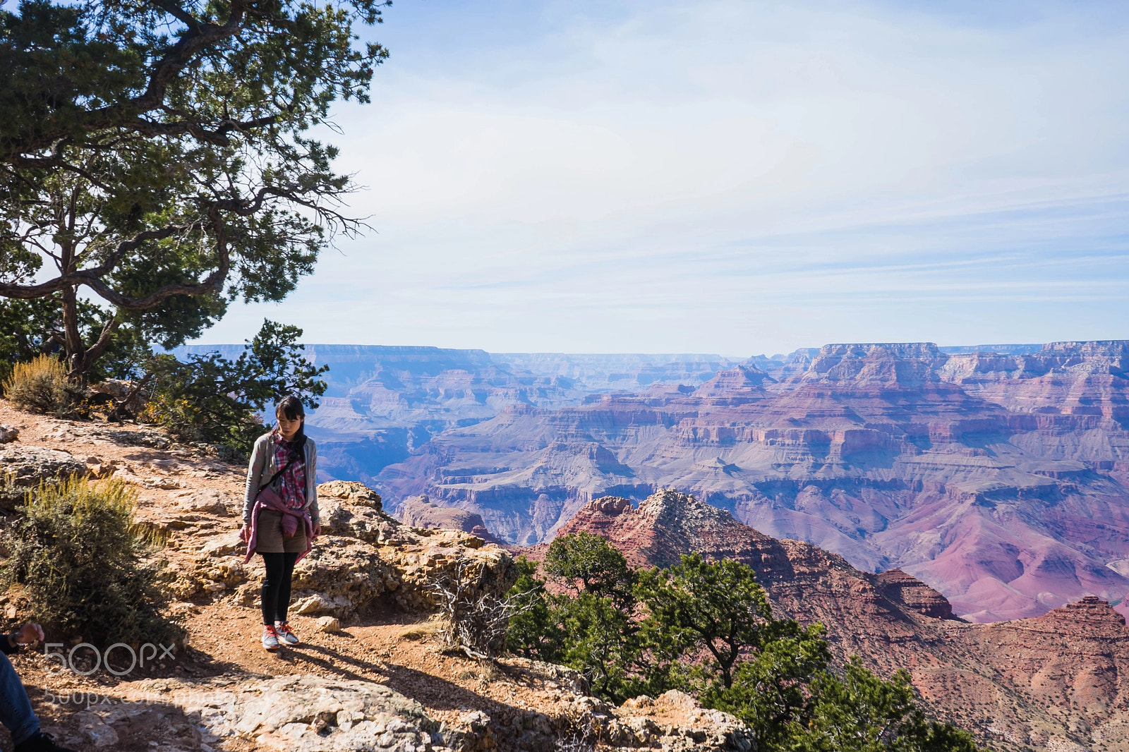 Sony a7 sample photo. Hiking the grand canyon photography