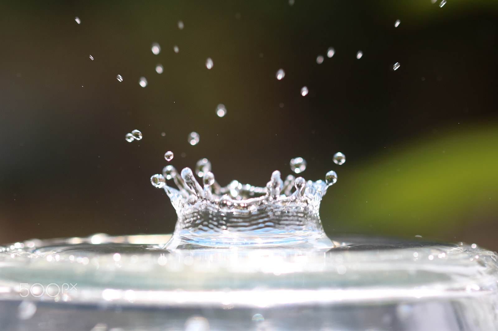 Canon EF 100mm F2.8 Macro USM sample photo. Splash crown photography