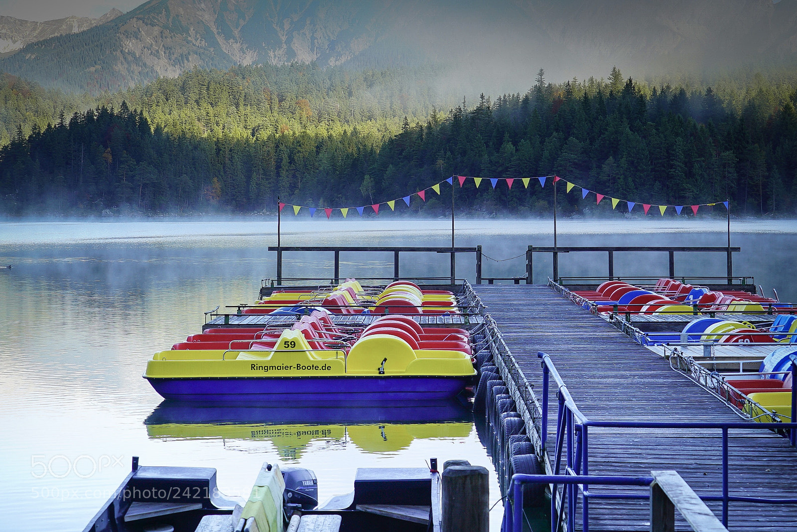 Sony a7S II sample photo. Eibsee in the morning photography
