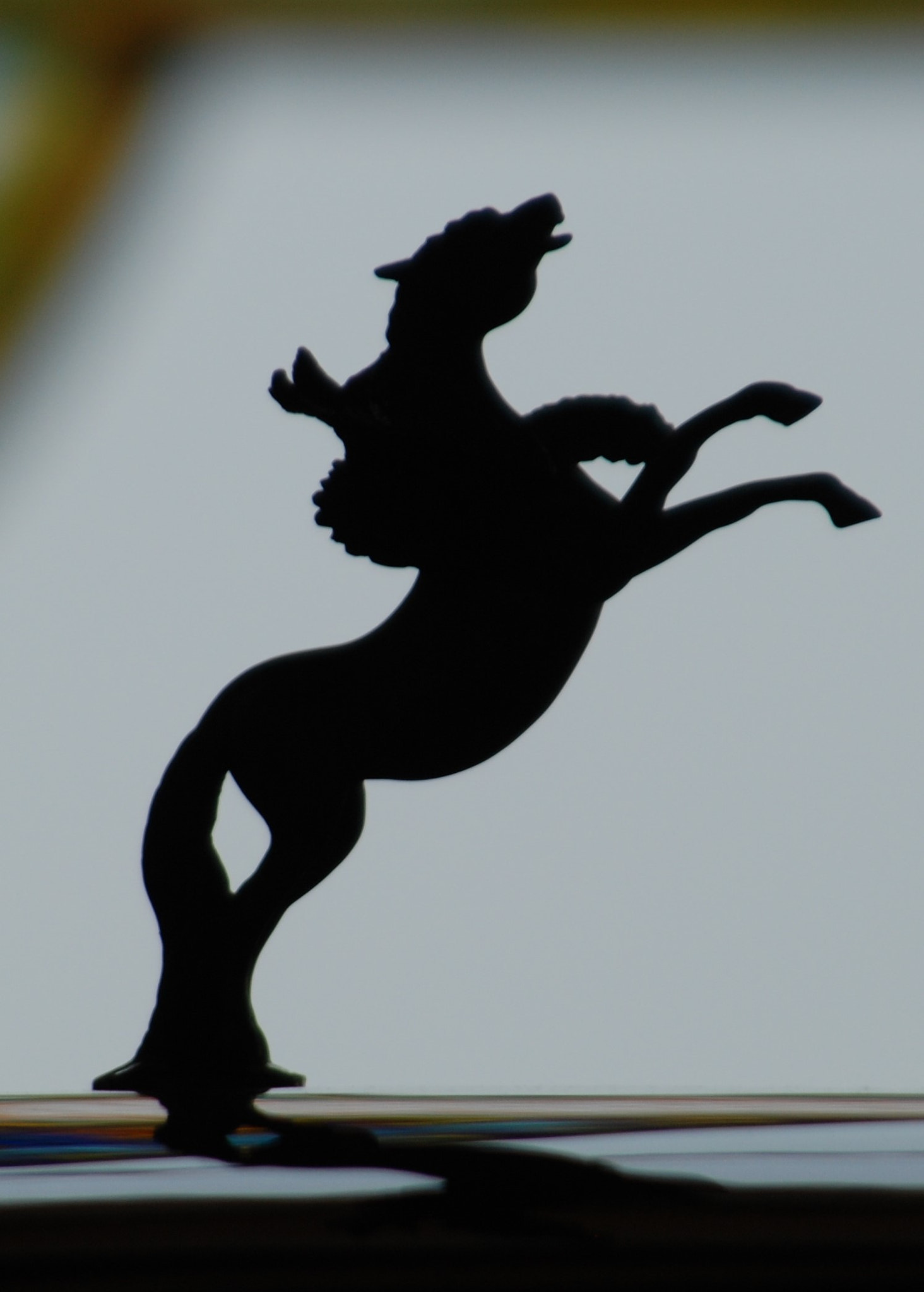 Nikon D80 sample photo. Silhouette of horse sculpture, muscat photography