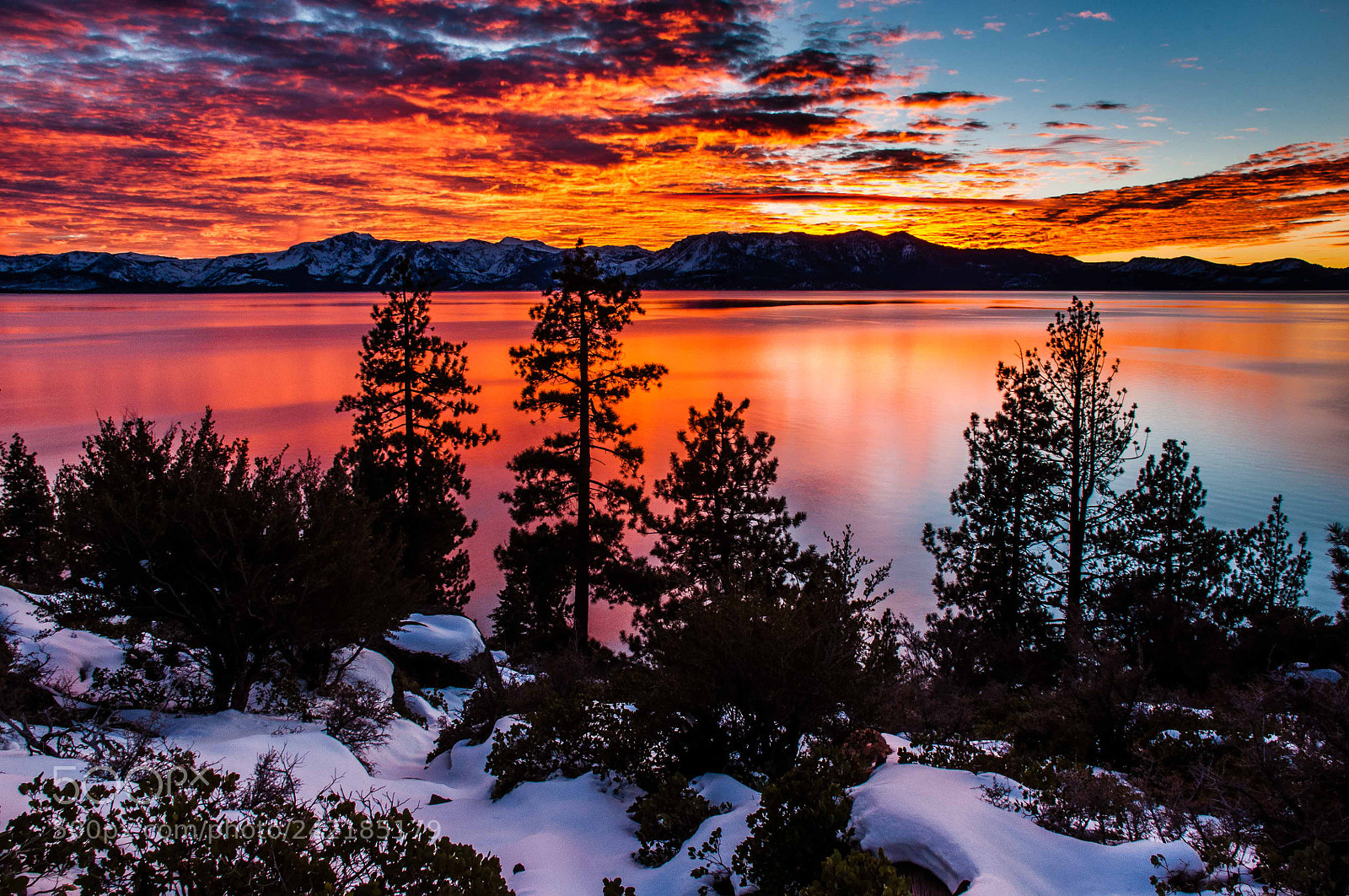 Nikon D90 sample photo. Lake tahoe sunset photography