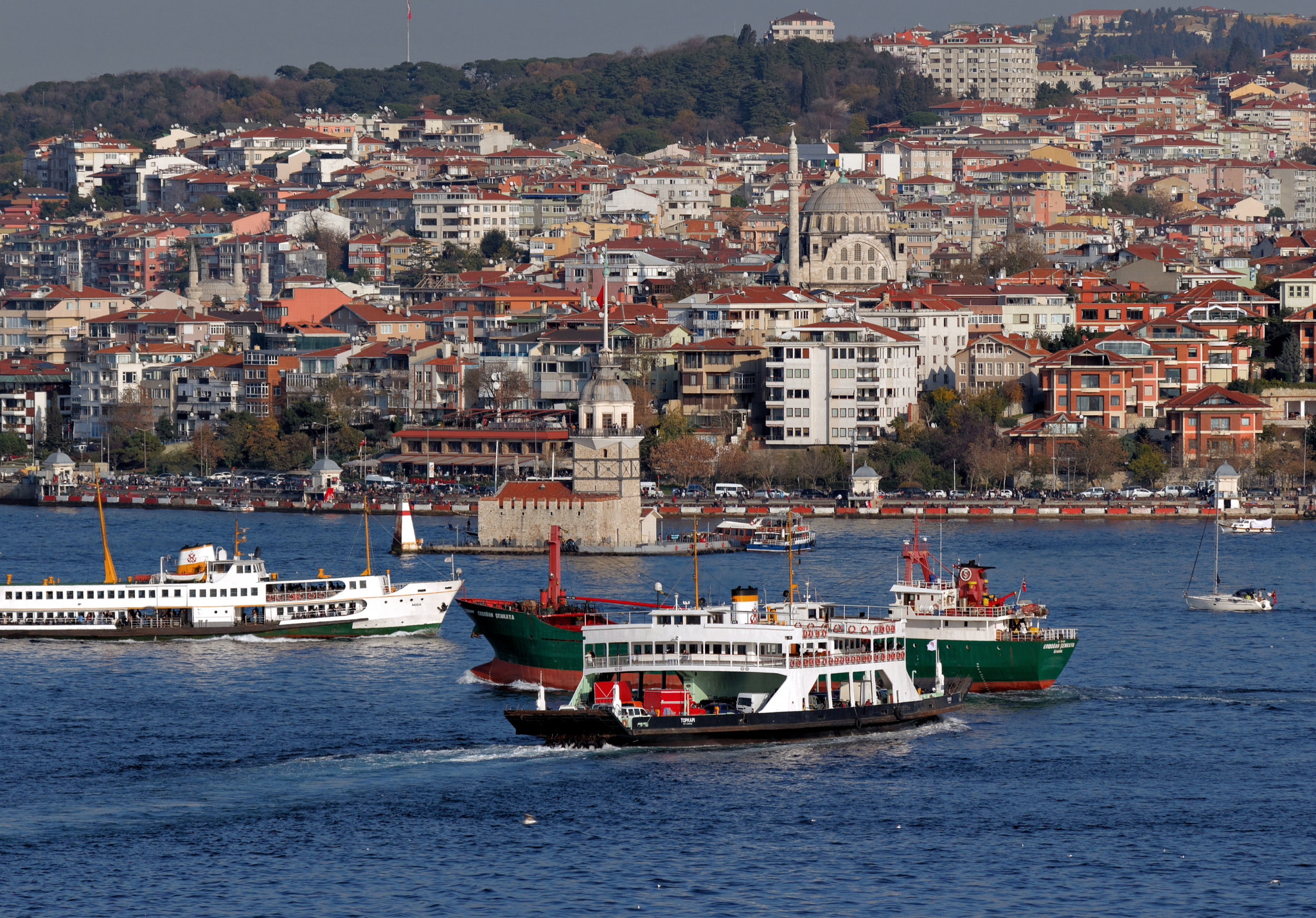 Sigma 50-200mm F4-5.6 DC OS HSM sample photo. Istanbul. maiden's tower photography