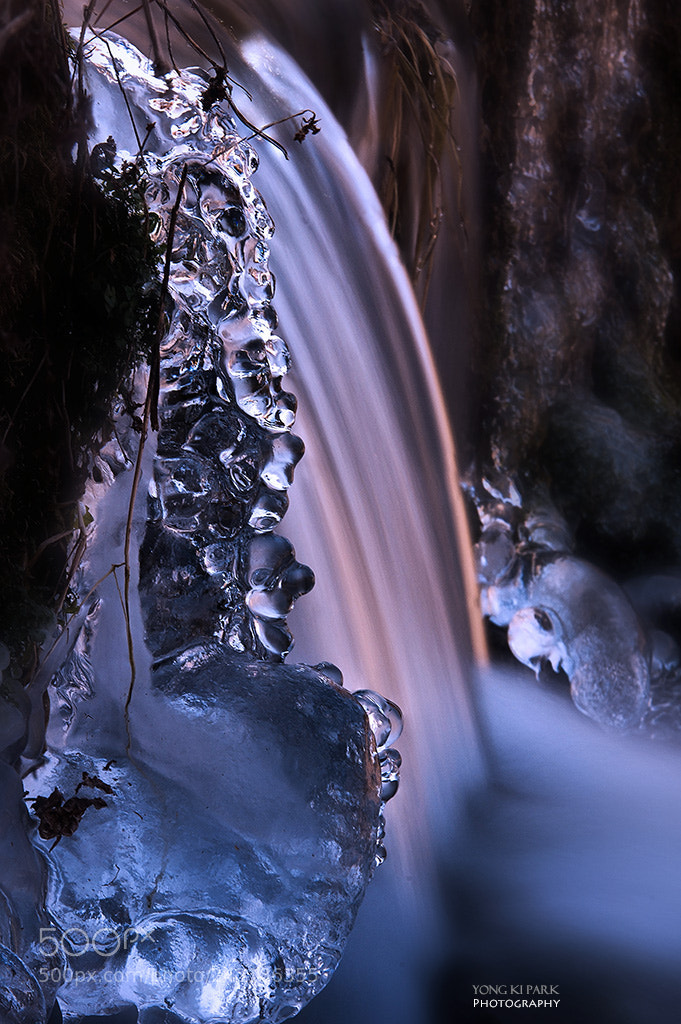 Pentax K-3 sample photo. The winter stream photography