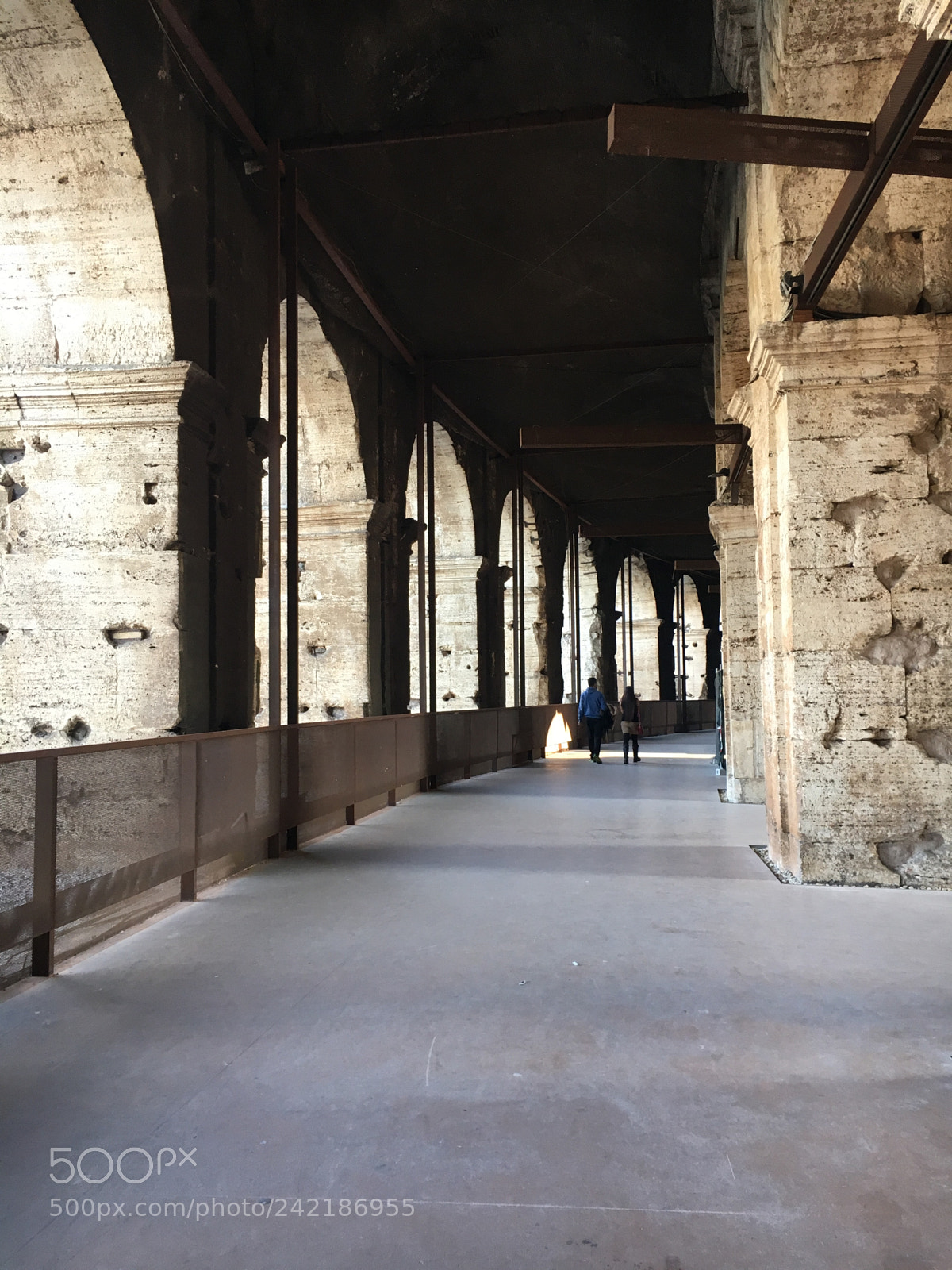 Apple iPhone 6s sample photo. Halls of the colosseum photography
