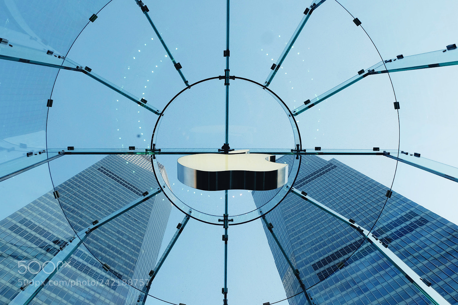 Fujifilm X-T10 sample photo. Apple store, shanghai photography