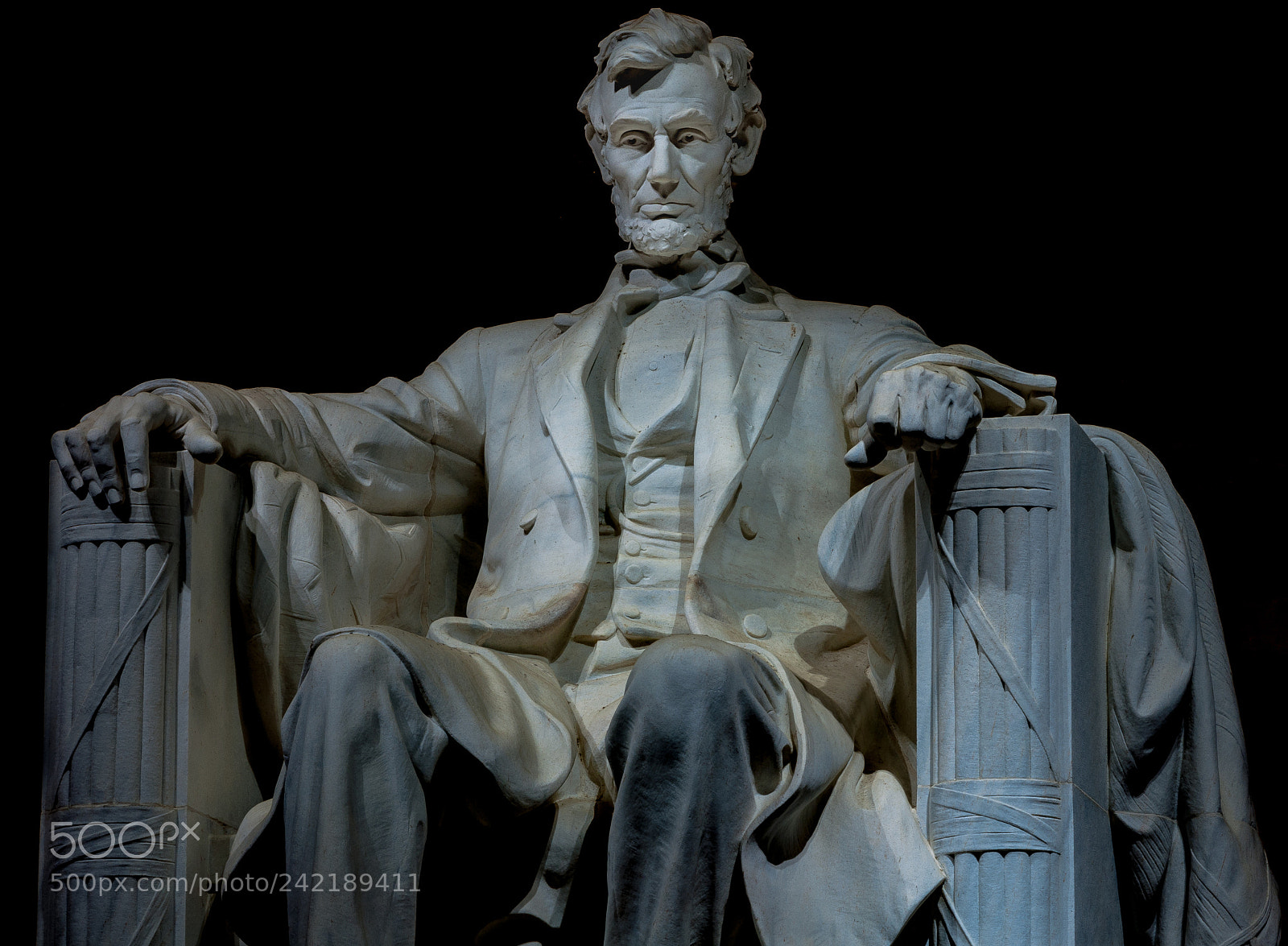 Nikon D90 sample photo. Abraham lincoln statue photography