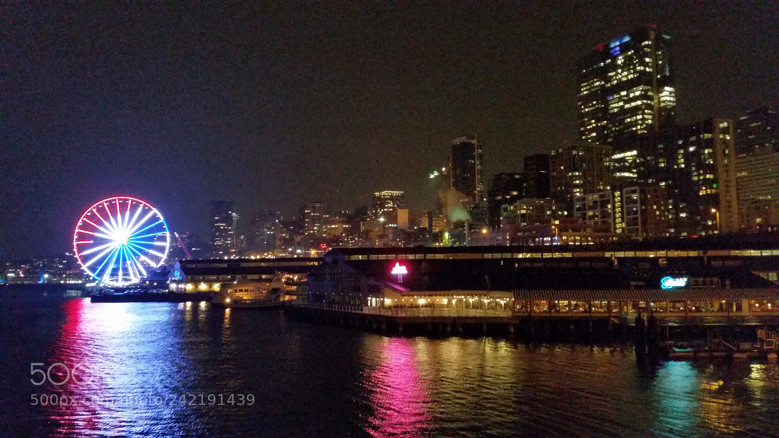 Samsung Galaxy S5 sample photo. Seattle waterfront photography