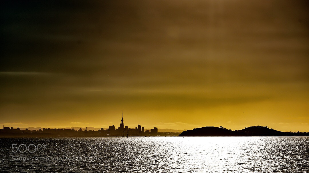 Nikon D3400 sample photo. Auckland skyline photography