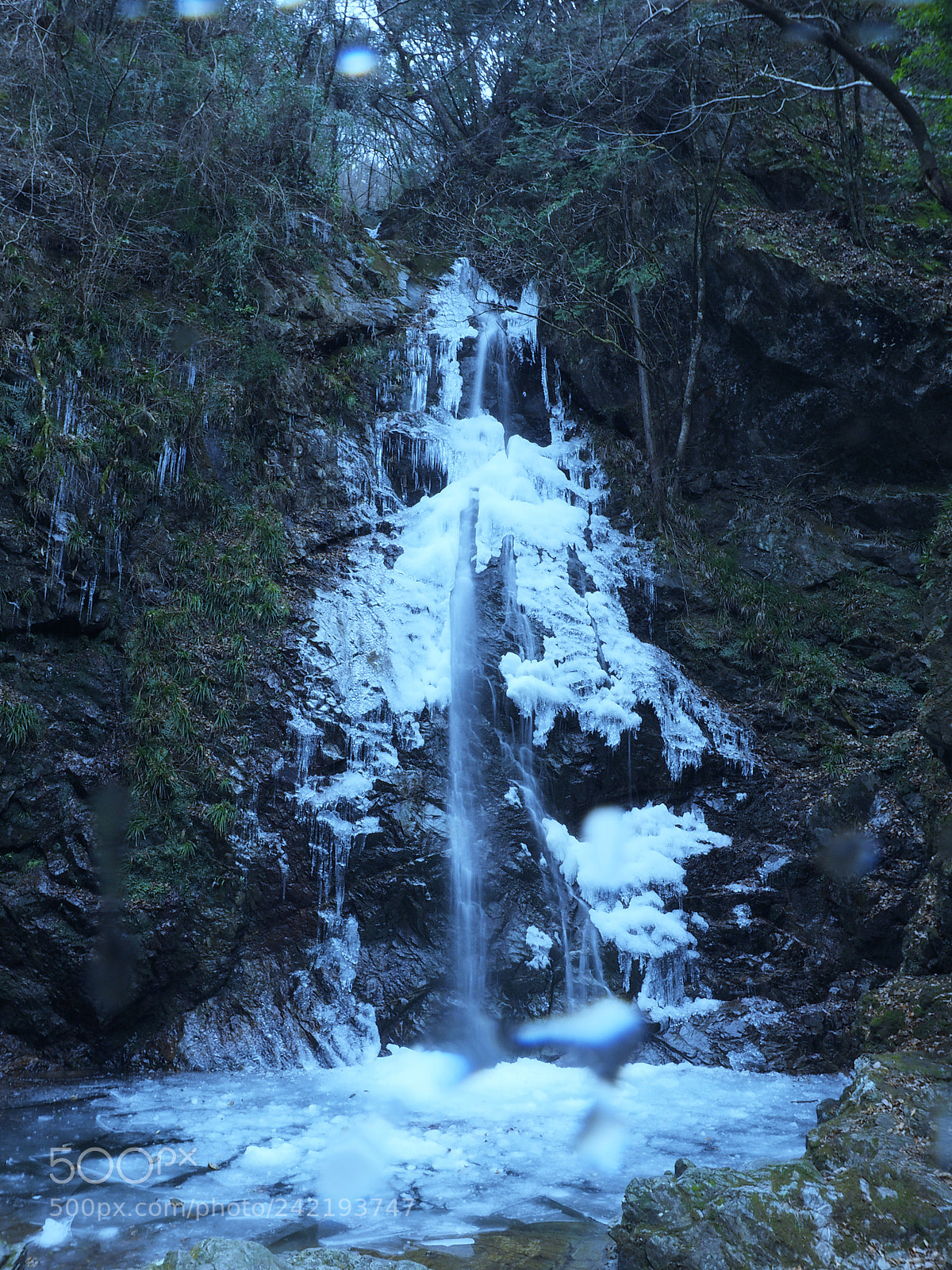 Olympus OM-D E-M1 sample photo. 氷瀑　払沢の滝　ice waterfall photography