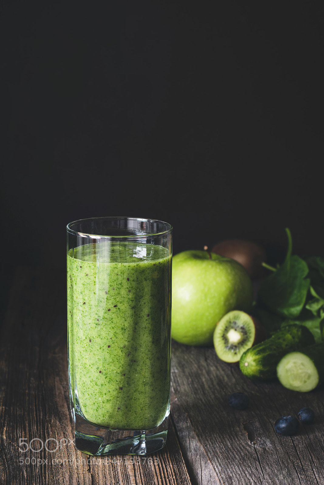 Nikon D7100 sample photo. Green smoothie detox juice photography