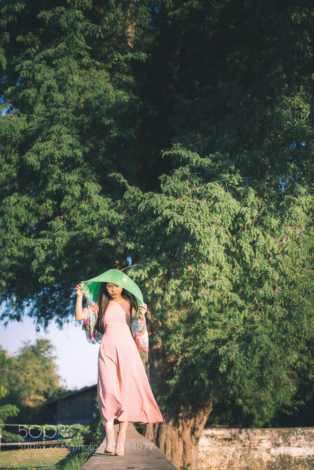 Nikon D810 sample photo. Girl in the wind photography