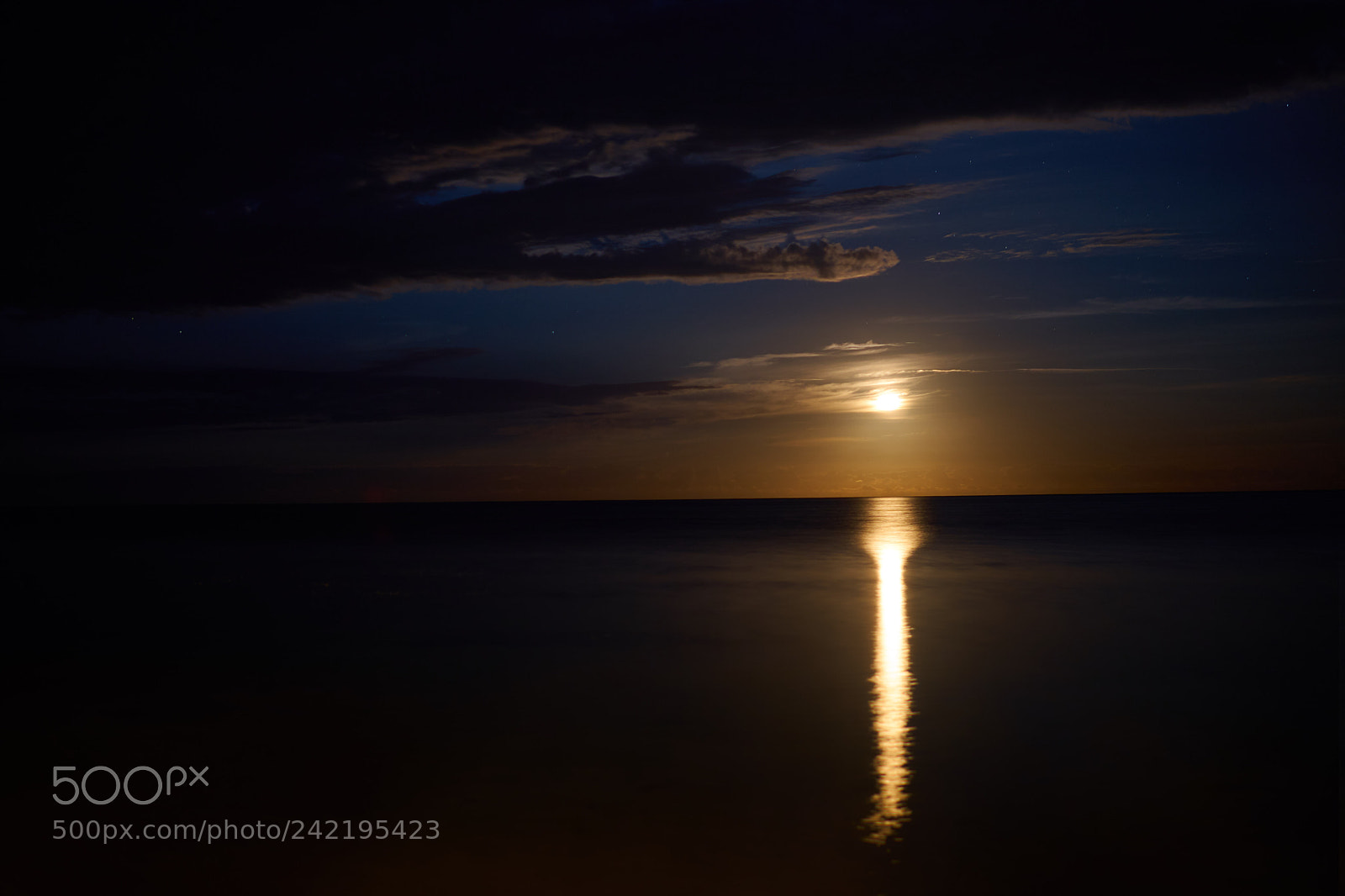 Sony a6300 sample photo. Moonrise photography