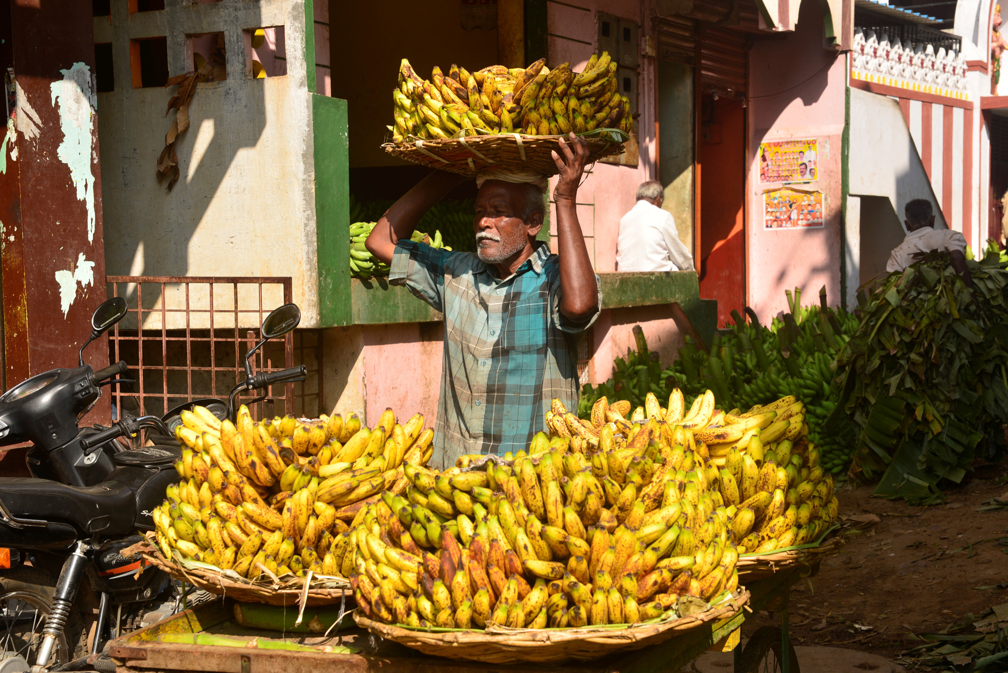 Nikon D600 + Sigma 24-70mm F2.8 EX DG HSM sample photo. At deveraja market (mysore) photography