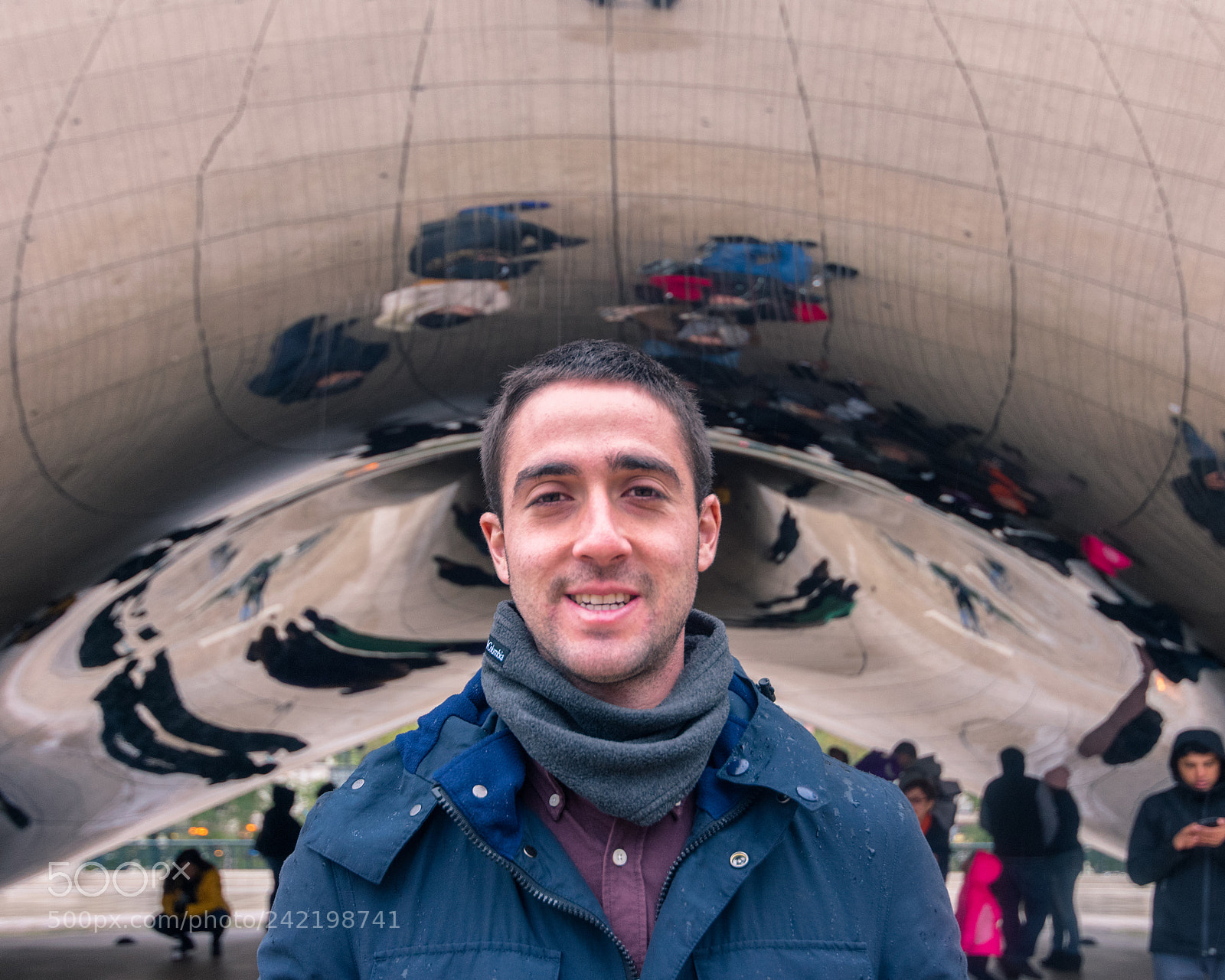 Nikon D3400 sample photo. Cloud gate portrait photography