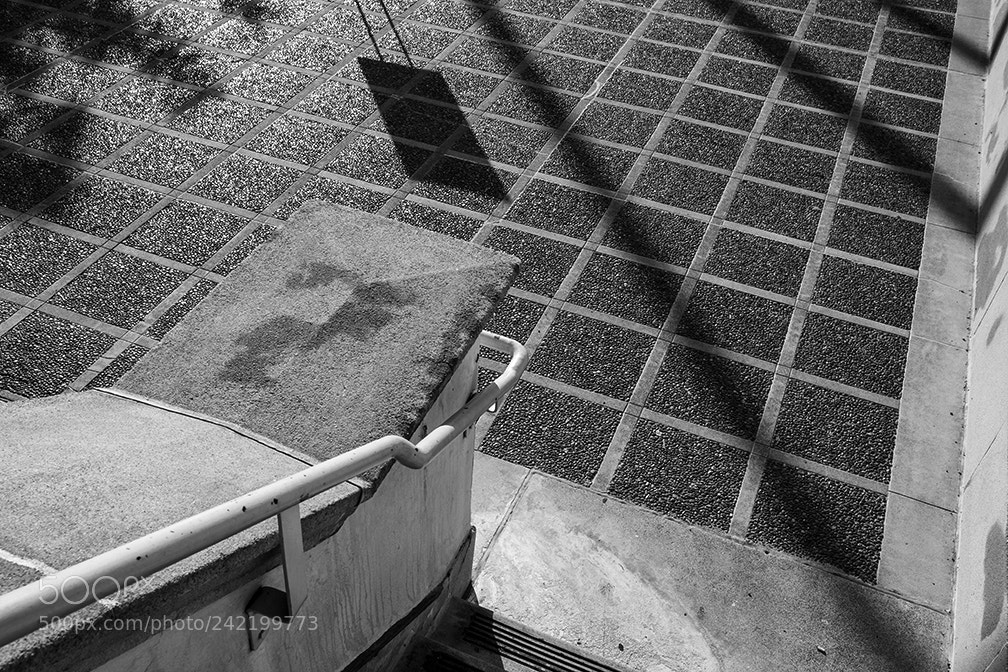 Fujifilm X-E3 sample photo. Bottom of the stairs photography