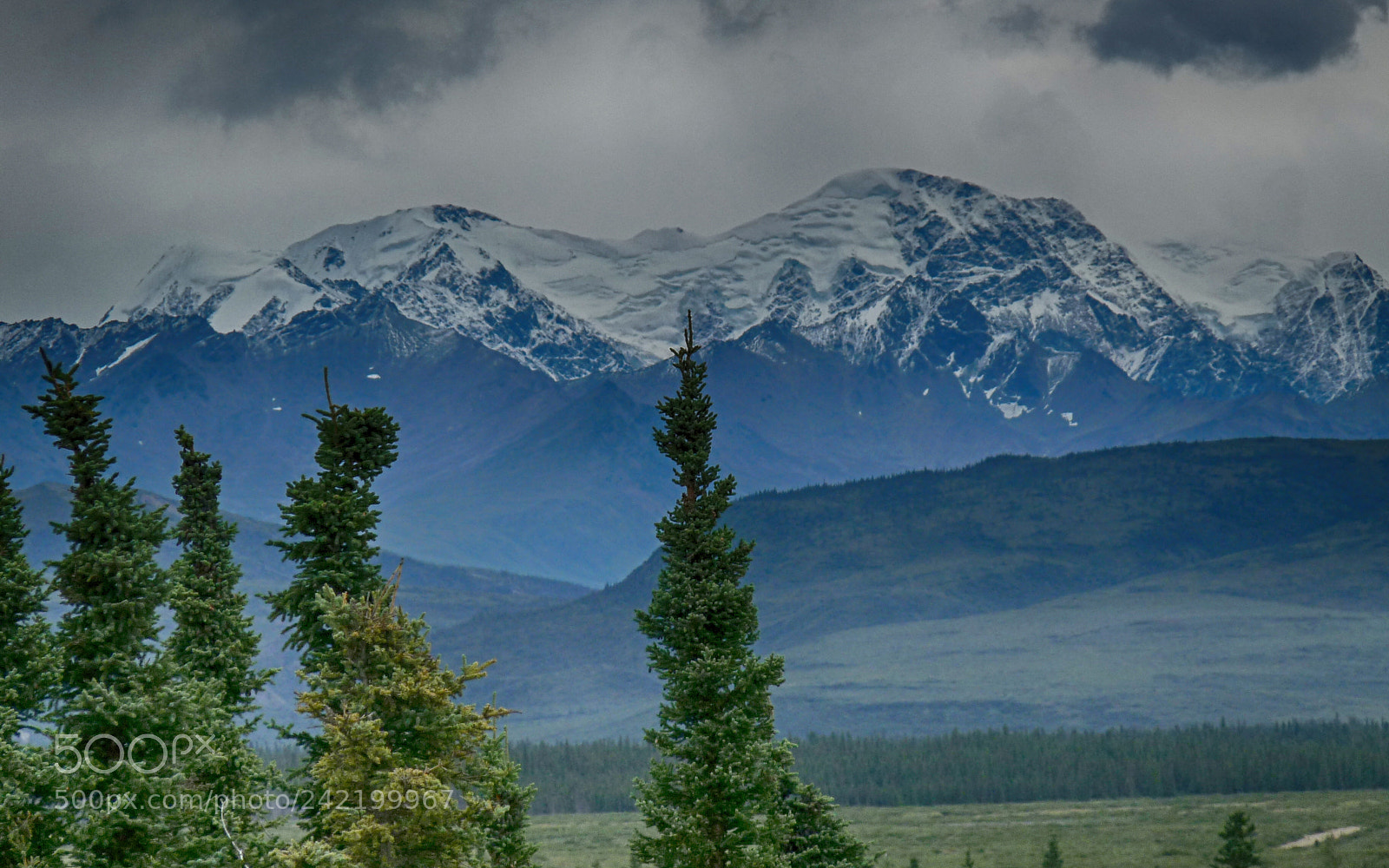 Panasonic Lumix DMC-FZ28 sample photo. Alaska mountains photography