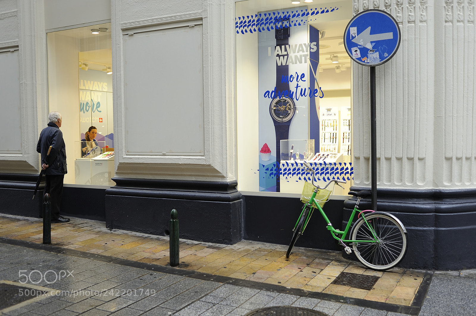 Nikon D700 sample photo. Green bike photography