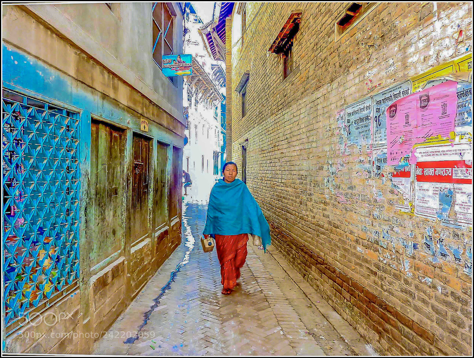 Panasonic DMC-TZ7 sample photo. Streetview varanasi photography
