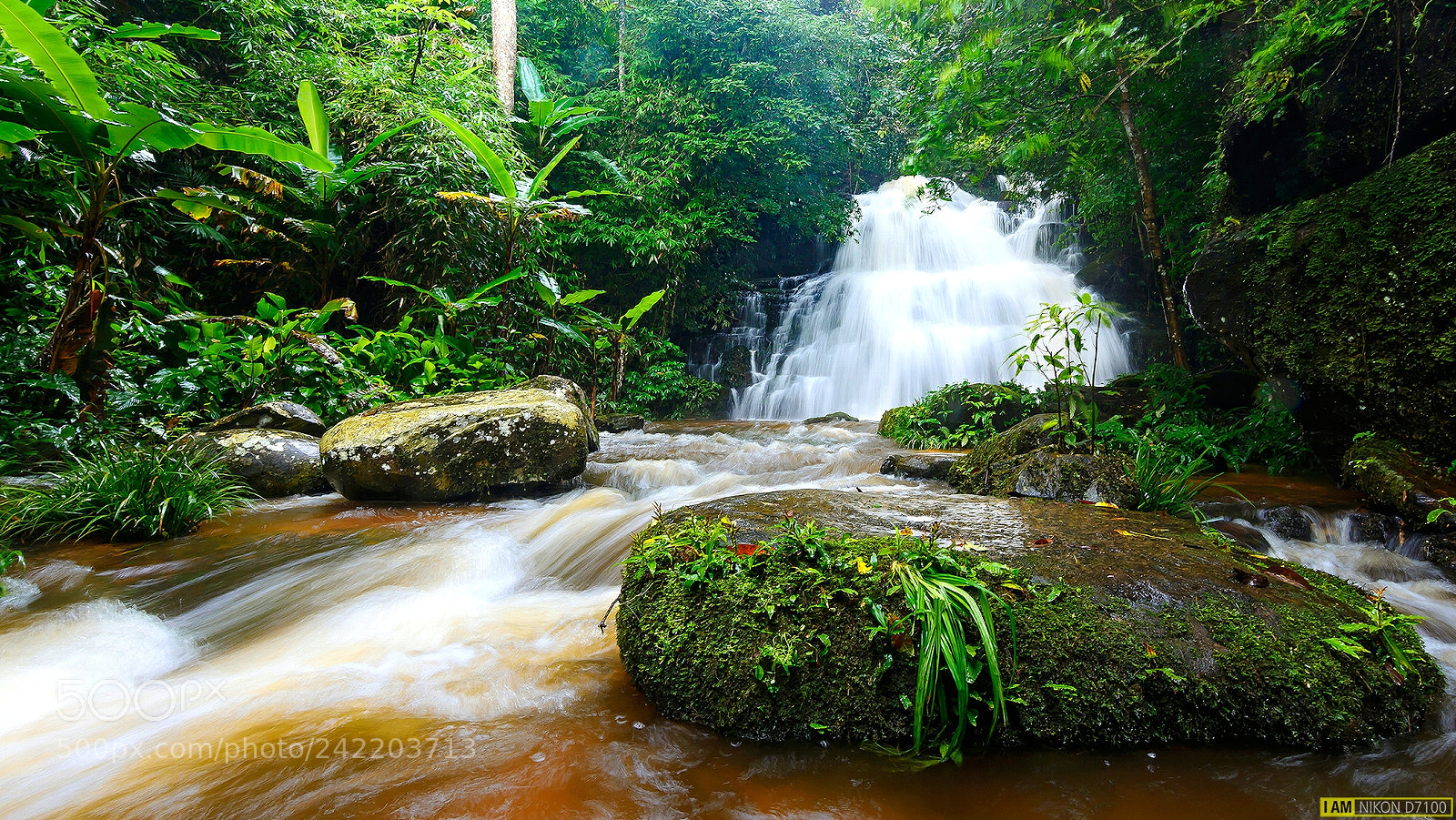 Nikon D7100 sample photo. Mundang waterfall thailand photography