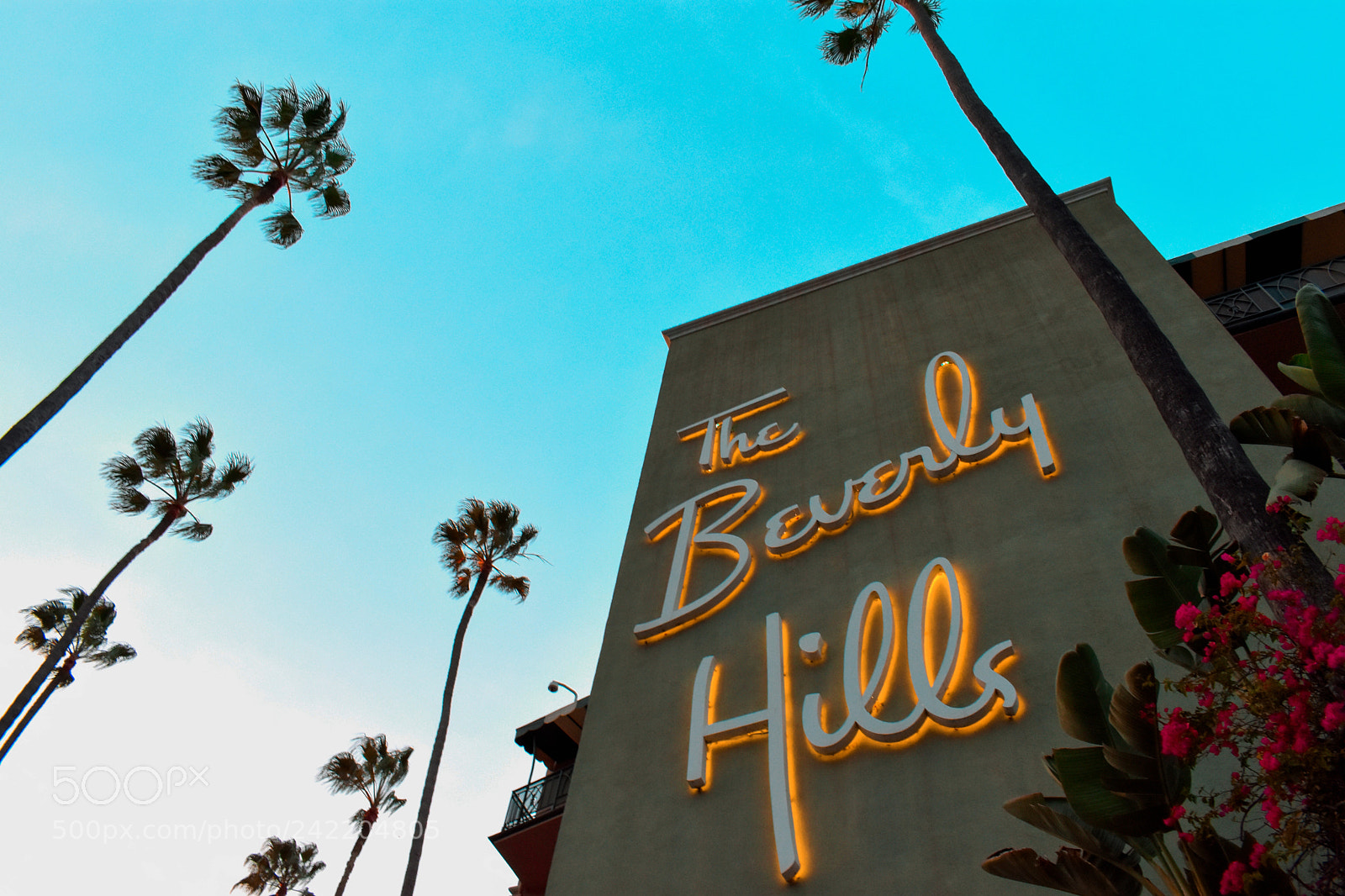 Nikon D3400 sample photo. Los angeles iconic hotel photography