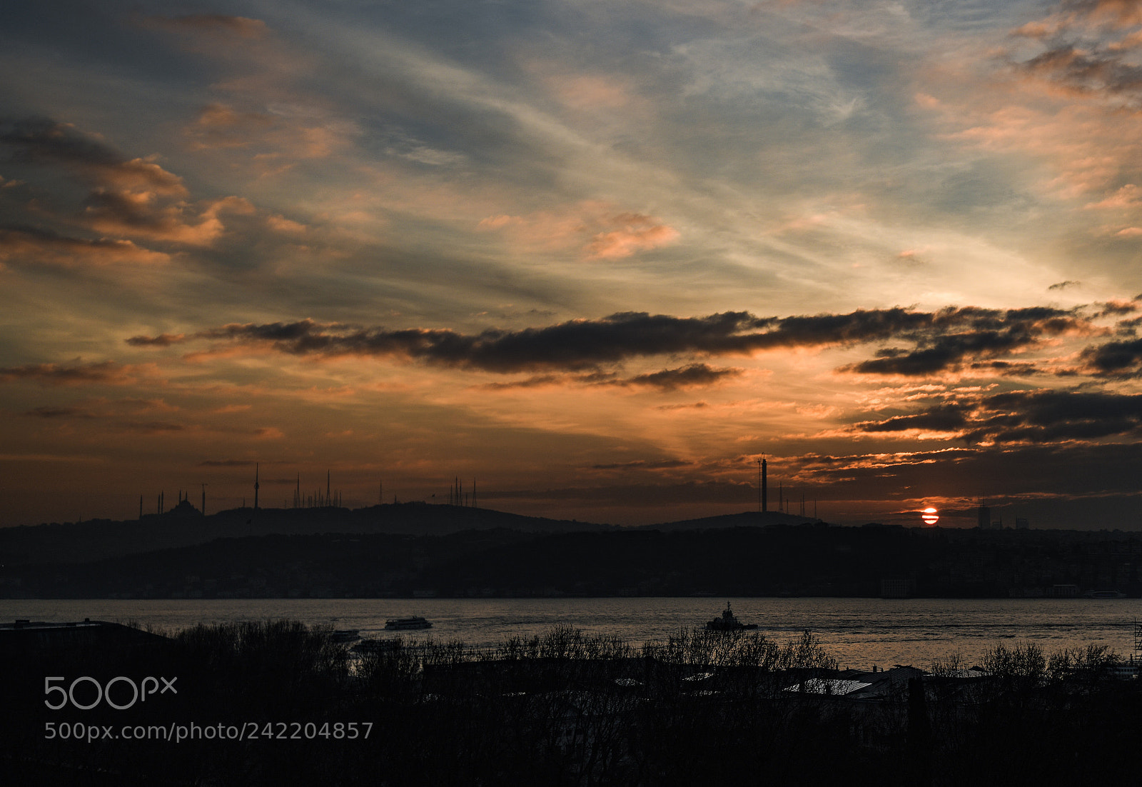 Nikon D850 sample photo. Sunrise over bosphorus photography