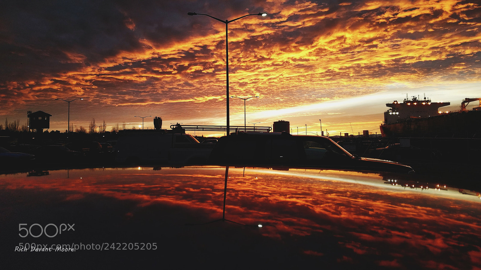 LG Nexus 5X sample photo. Deep red clouds photography