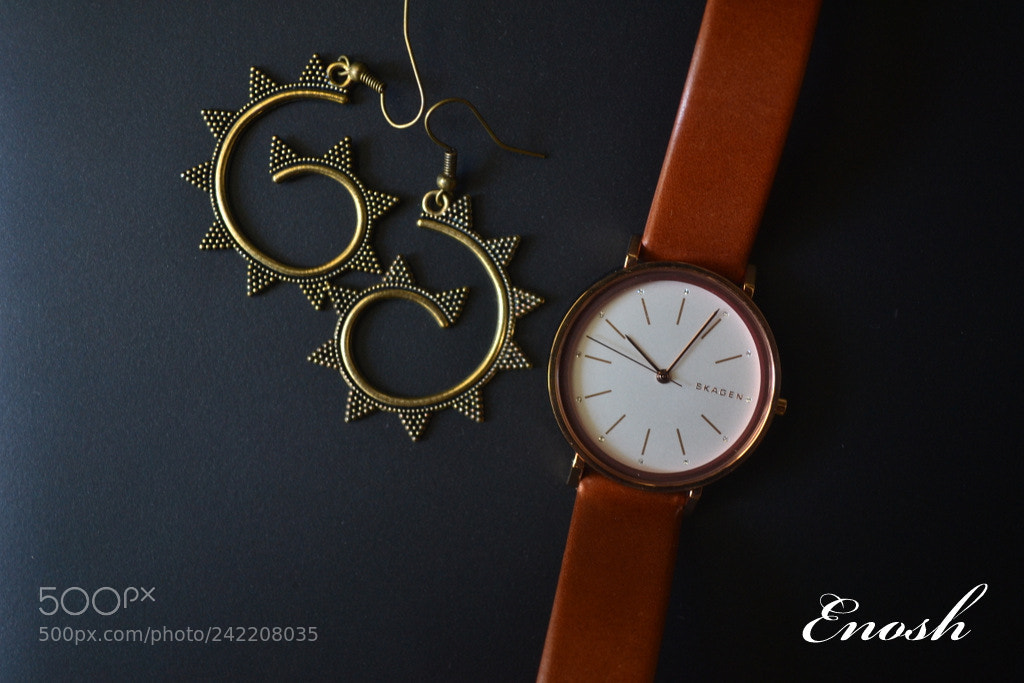 Nikon D3100 sample photo. Skagen watch photography