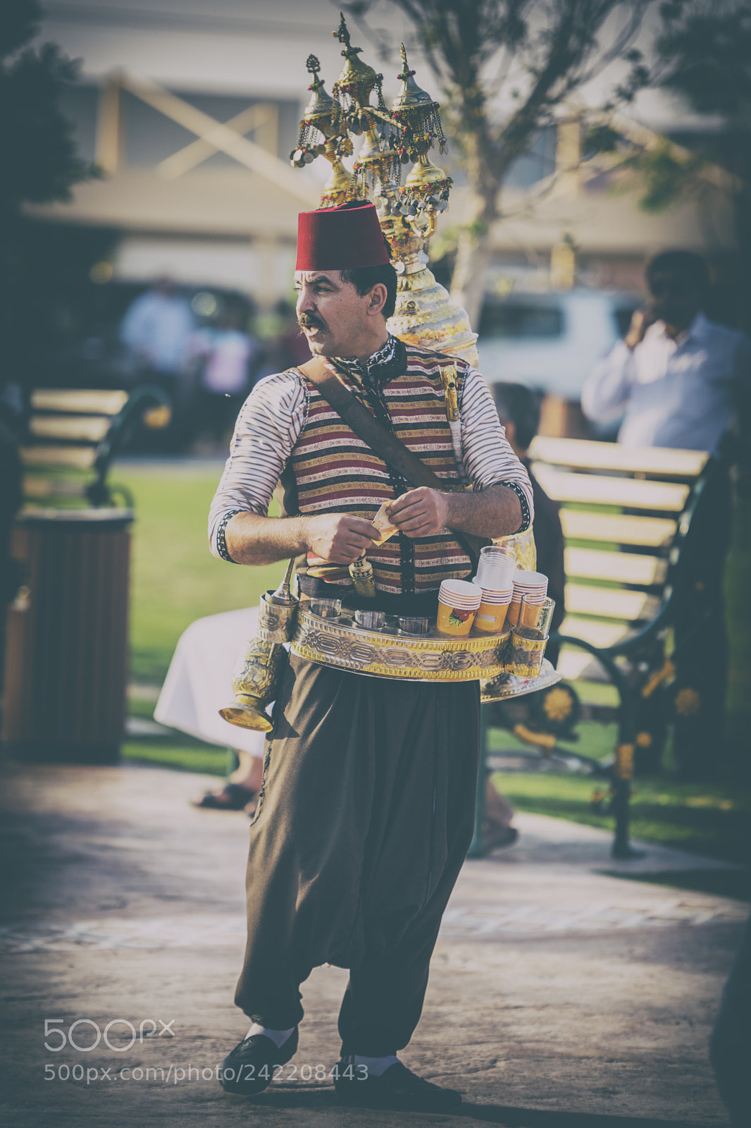 Nikon D850 sample photo. Beverage seller photography