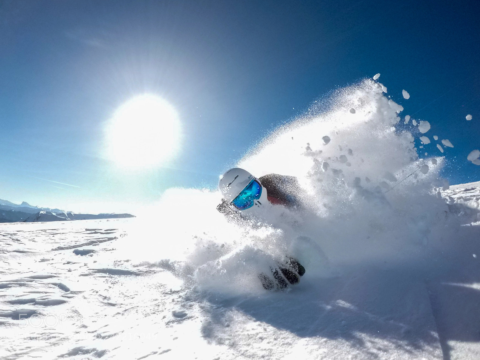 GoPro Hero5 Black sample photo. Snowkite photography