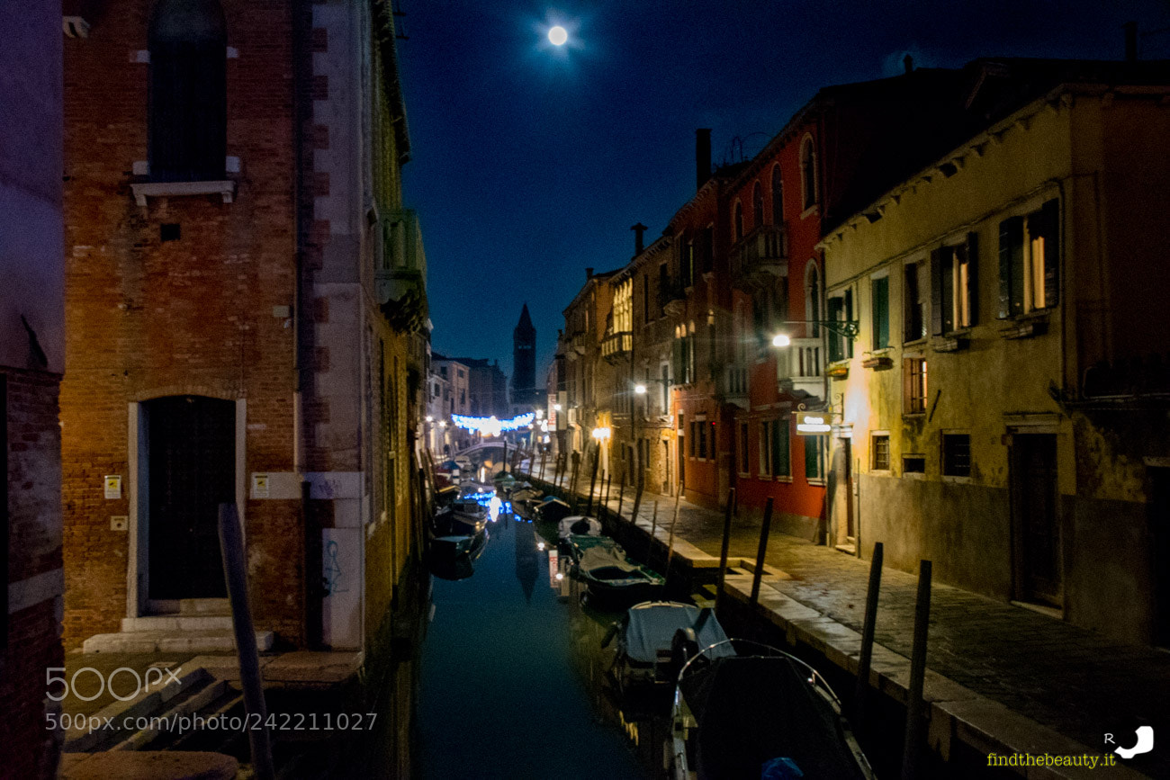 Nikon D500 sample photo. Venice under moonlight photography
