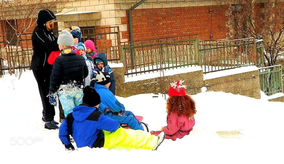 Nikon Coolpix L120 sample photo. Snow photography