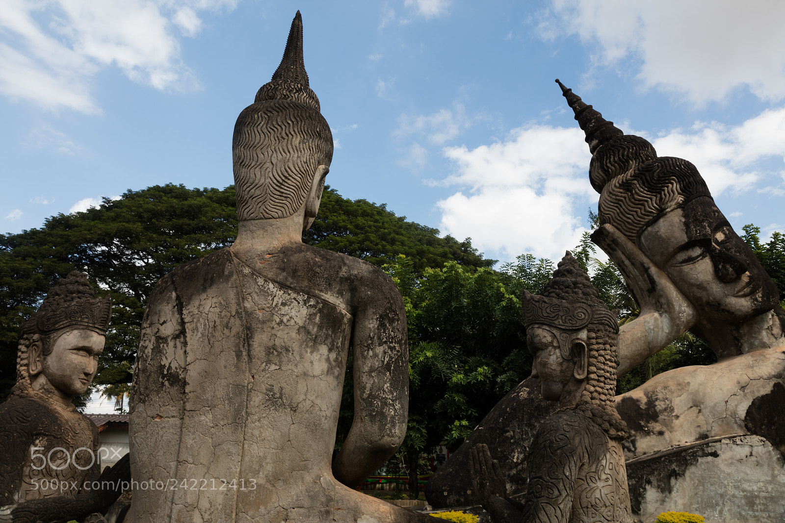 Canon EOS 5DS R sample photo. Wat xieng khuan buddha photography