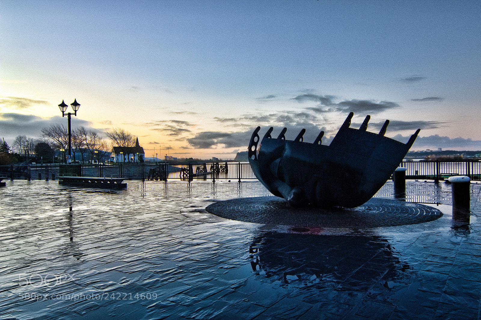 Nikon D3200 sample photo. Dawn cardiff bay photography