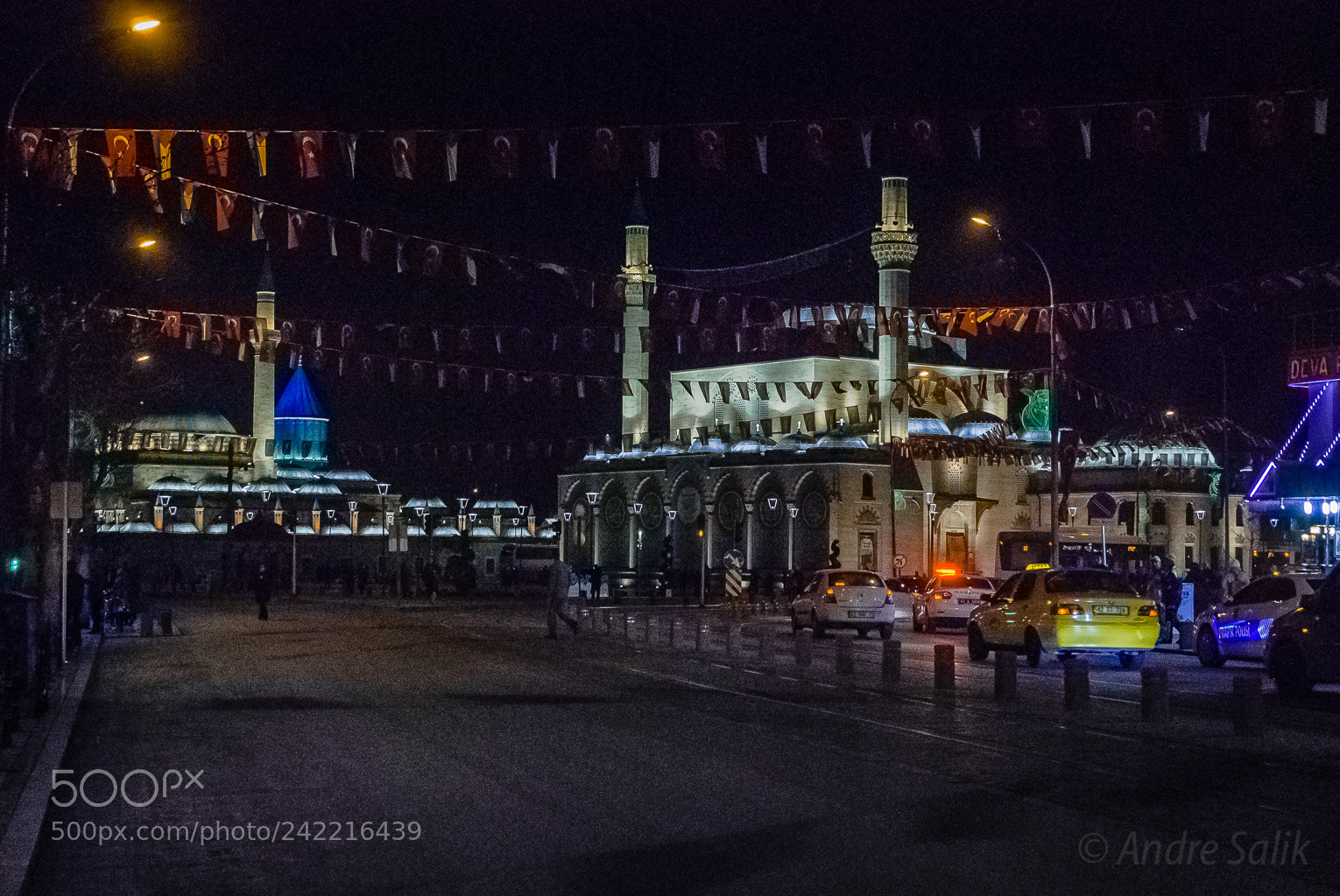 Nikon D60 sample photo. Superbe night colors konya photography