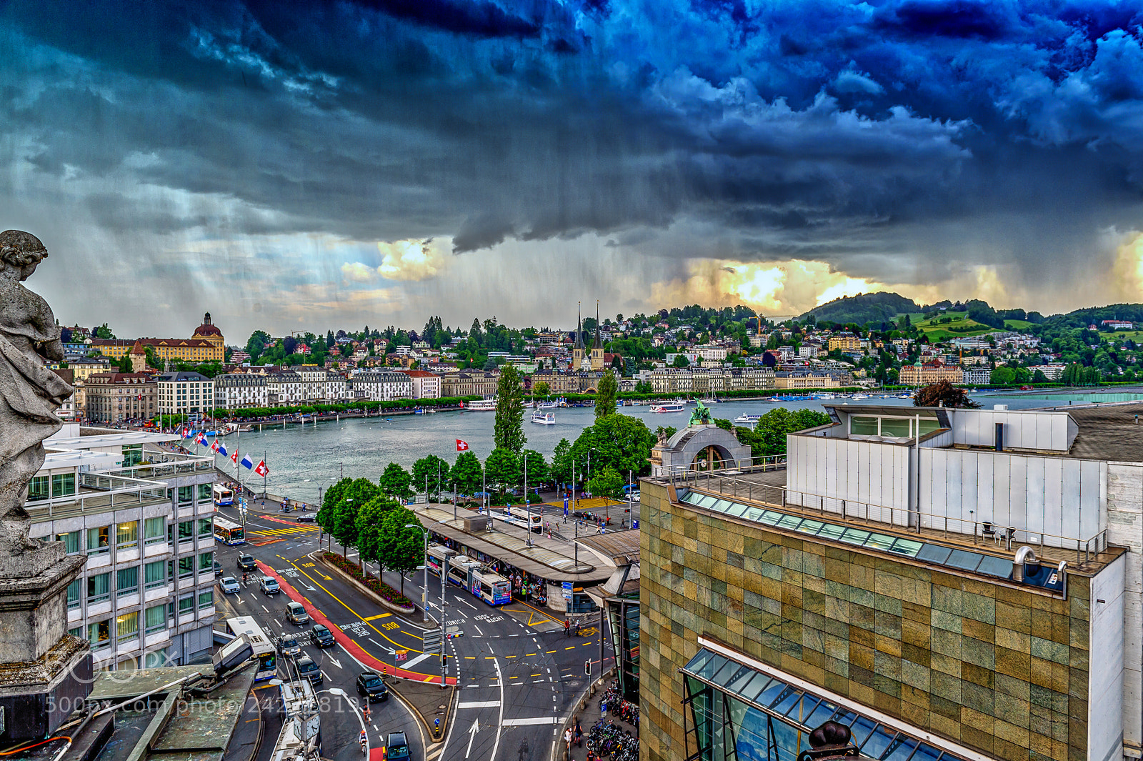 Nikon D4S sample photo. Luzern from rooftop ! photography