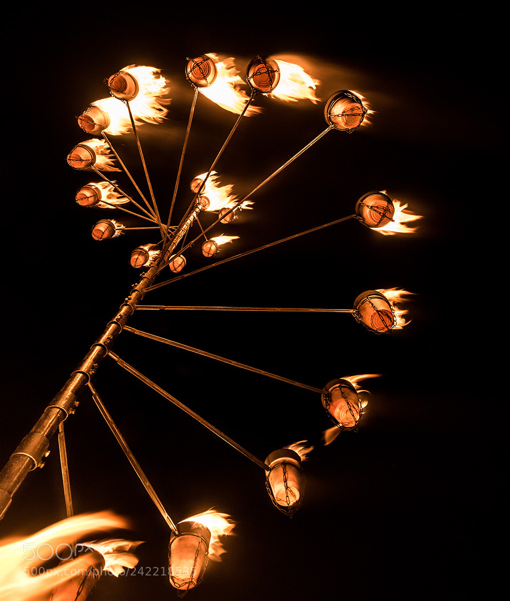 Nikon D810 sample photo. Spirale de feu. photography