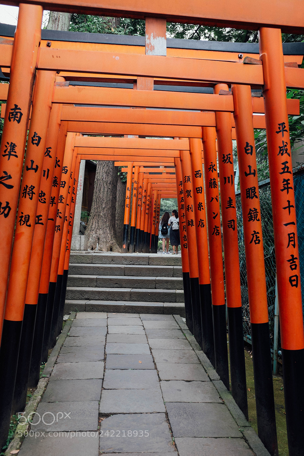 Fujifilm X100T sample photo. Red alley photography