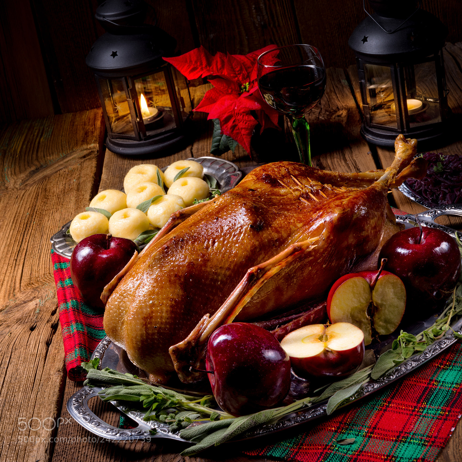 Nikon D810 sample photo. Roast christmas duck with photography