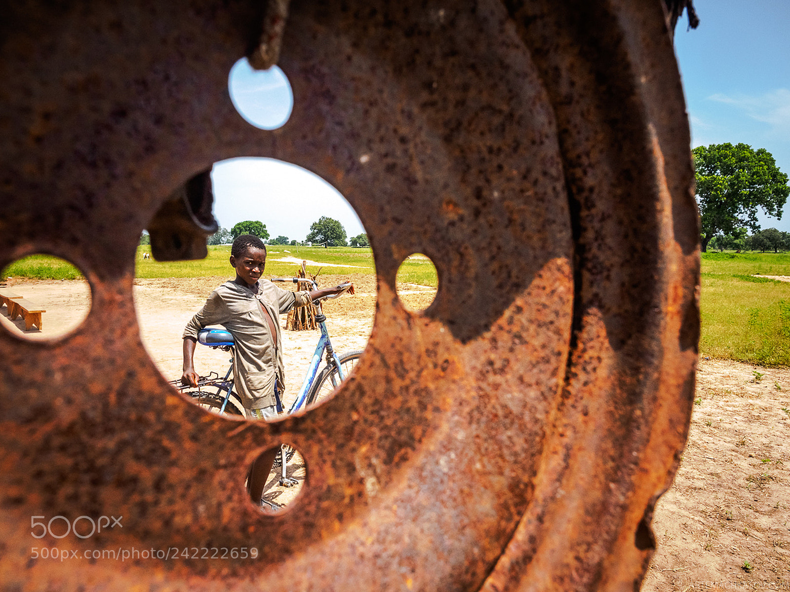 Olympus OM-D E-M1 sample photo. Gambian school boy photography